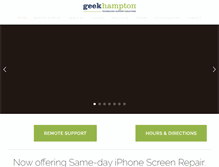 Tablet Screenshot of geekhampton.com